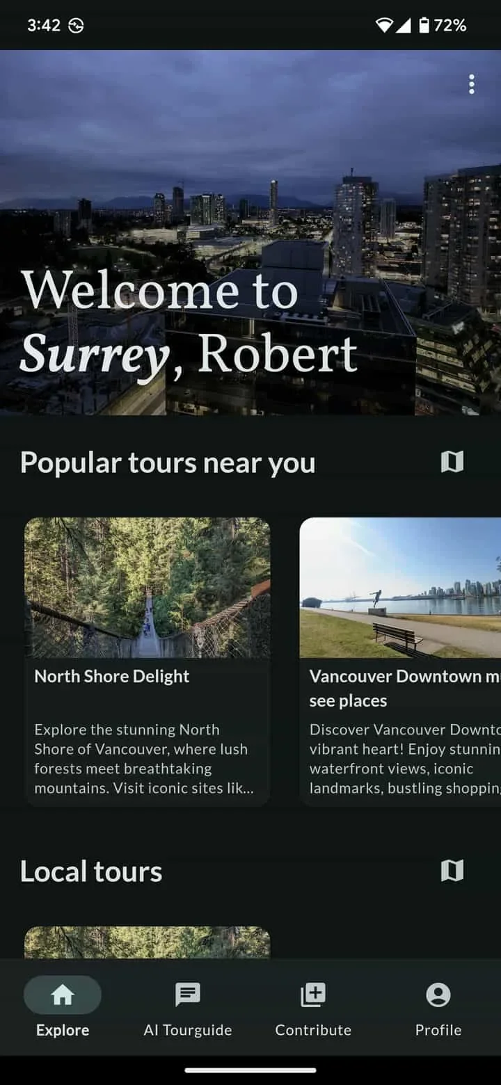 tourguide – Screenshot 1